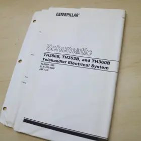 RENR7924-01 CAT Telehandler Electrical Schematic Manual