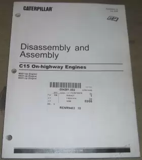 RENR9403 CAT Caterpillar Engine Disassembly Service Repair