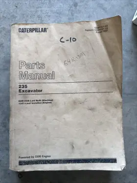 SEBP1321-03 CAT Caterpillar Manual Book Catalog Excavator