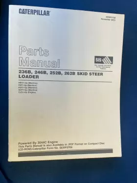 SEBP3769 CAT Skid Steer Loader Manual Sebp