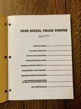 SEBR0506 CAT Caterpillar Service Repair Manual Diesel Engine #3