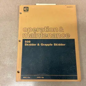 SEBU6037 CAT Caterpillar Operation Manual Log Wheel Skidder