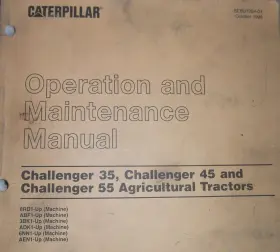 SEBU7204 CAT Caterpillar Challenger Tractor Operation Manual #2