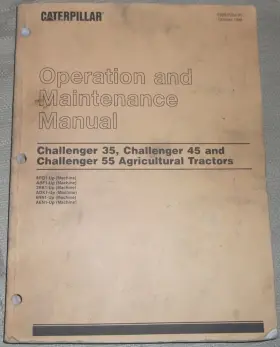 SEBU7204 CAT Caterpillar Challenger Tractor Operation Manual