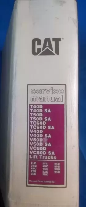 SENB8307 CAT Caterpillar Forklift Service Repair Manual