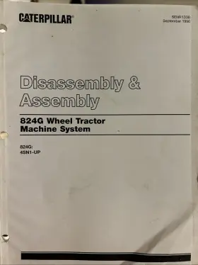SENR1338 CAT Disassembly Wheel Tractor