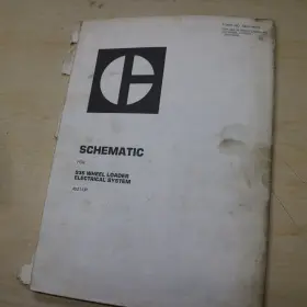 SENR4079 CAT Caterpillar Wheel Loader Electrical Schematic