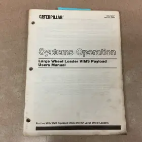 SENR6059 CAT Caterpillar Vims Operation Service Manual