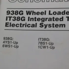 SENR6679 CAT Caterpillar Wheel Loader Electrical Schematic #2