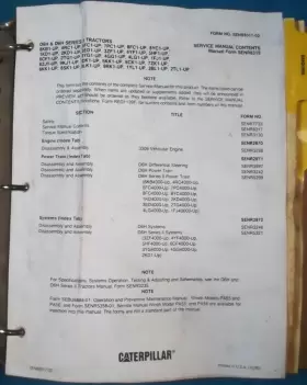 SENR8315 CAT Caterpillar Tractor Repair Service Manual Book #2