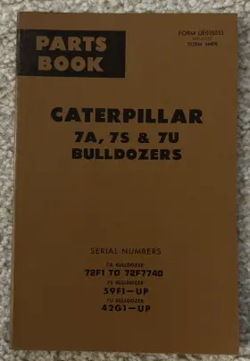 UE035033 CAT Caterpillar Bulldozers Book