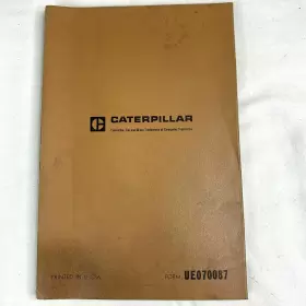 UE070087 CAT Caterpillar Book Hydraulic Machinery #3