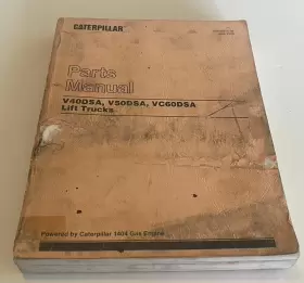 V50DSA CAT Caterpillar Forklift Manual