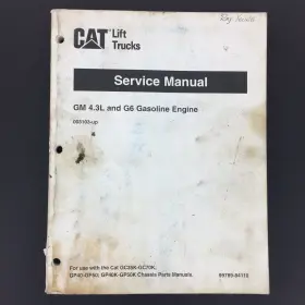 99789-84110 CATERLILLAR Cat Lift Engine Service Manual Gm