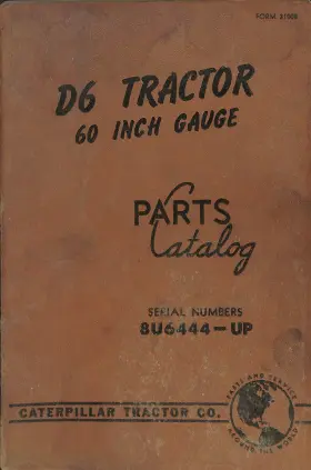31008 CATERPILLAR Tractor Gauge Catalog Manual