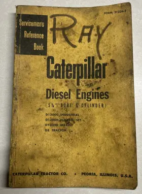 31226-2 CATERPILLAR Cat Diesel Engines Service Book