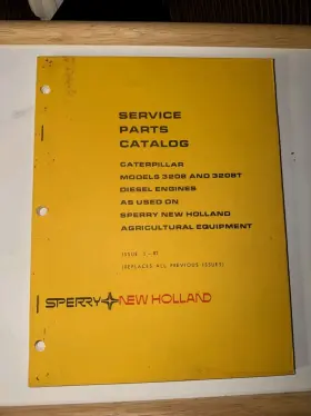 3208T CATERPILLAR Engines Service Catalog Manual