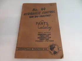 32625 CATERPILLAR Cat Hydraulic Control Tractors Catalog
