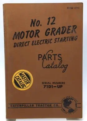 32741 CATERPILLAR Cat Motor Grader Electric Catalog Up