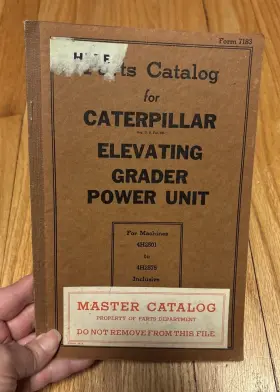 4H2801 CATERPILLAR Cat Elevating Grader Power Unit Master
