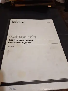 7MJ1-UP CATERPILLAR Wheel Loader Electric Schematic Service