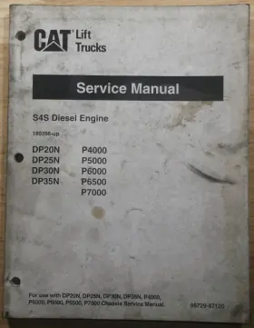 99729-88100 CATERPILLAR Diesel Engine Service Manual
