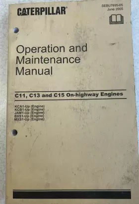 C11C13C15 CATERPILLAR Highway Engines Cat Operation Manual
