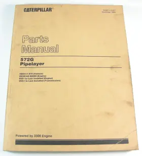 SEBP1119-01 CATERPILLAR CONSTRUCTION EQUIPMENT Pipelayer Book