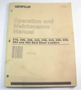 SEBU7468-04 CATERPILLAR CONSTRUCTION EQUIPMENT Skid Steer Op