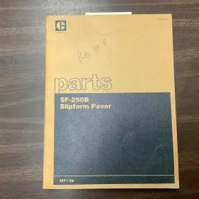 KEBP0068 CATERPILLAR Cat Slip Concrete Paver Manual Book