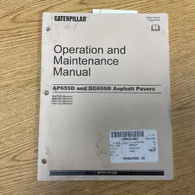 KEBU7026 CATERPILLAR Cat Asphalt Paver Operation Manual
