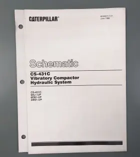 KENR2717-01 CATERPILLAR Hydraulic Schematic Vibratory