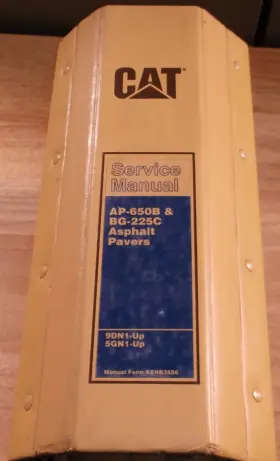 KENR3550 CATERPILLAR Cat Asphalt Paver Service Repair Manual