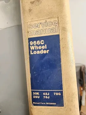 REG00 CATERPILLAR Cat Wheel Loader Service Manual