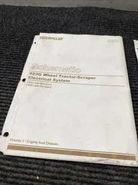 RENR4246 CATERPILLAR Tractor Scraper Electrical Schematic Vol #3