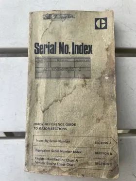 SEBF9451-08 CATERPILLAR Identification Index Manual