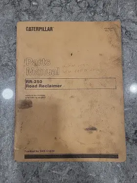 SEBP0085 CATERPILLAR Cat Road Reclaimer Manual Book
