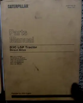 SEBP1782 CATERPILLAR Cat Lgp Tractor Drive Catalog Manual