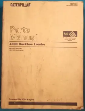 SEBP3206 CATERPILLAR Cat Backhoe Loader Manual Book
