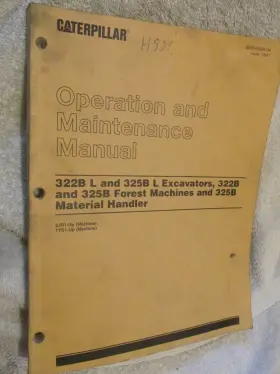 SEBU6939-04 CATERPILLAR Cat Excavator Operation Manual Book
