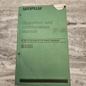 SEBU7610-01 CATERPILLAR Engines Operation Manual