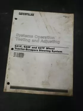 SENR6817-01 CATERPILLAR Cat Wheel Tractor Scraper Steering