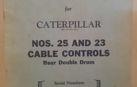 10922-3 CATERPILLAR TRACTOR CO Nos Cable Rear Double Drum #3