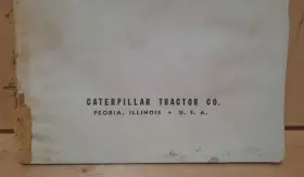 7401-C CATERPILLAR TRACTOR CO Diesel Motor Grader Book #3