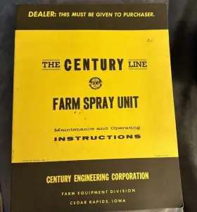 601666 CENTURY Farm Spray Unit Operating Envelope #2