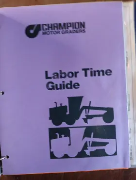 21911-UP CHAMPION Motor Graders Catalog Manual Service Iv #3