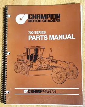 710-740A CHAMPION Motor Graders Manual