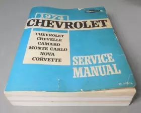 329-74 CHEVROLET Service Manual Chevelle Camero Corvette Nova #2