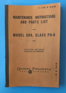 758-AC CHICAGO PNEUMATIC TOOL COMPANY Compressor
