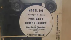 758-C105 CHICAGO PNEUMATIC TOOL COMPANY Air Cooled Compressor #3